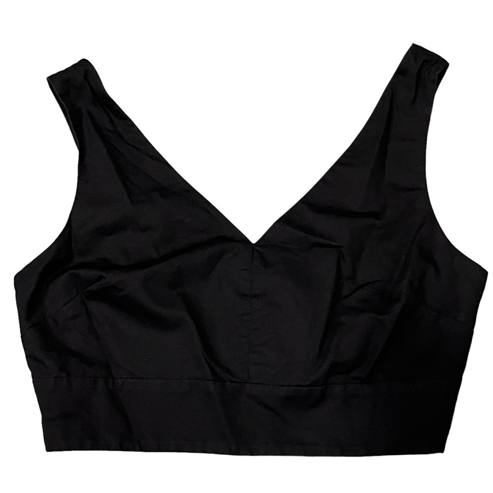 Kate Spade Saturday Black Crop Top size XL